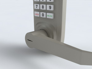 keypad door lock Modello 3D