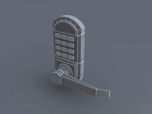 keypad door lock 3D Model