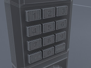 keypad door lock Modello 3D
