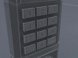 keypad door lock 3D Model