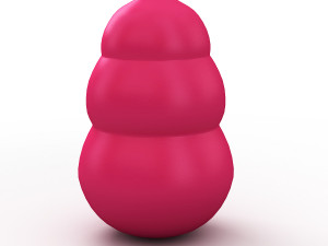 kong style dog toy Model 3D