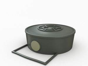 land mine Modello 3D