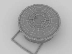 land mine 3D Model