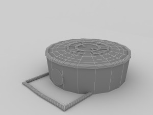 land mine 3D Model