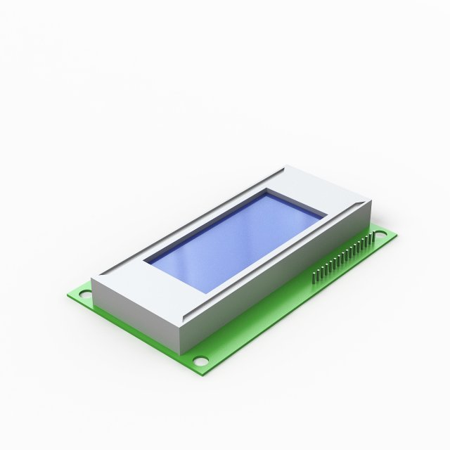 lcd module 3D मॉडल .c4d .max .obj .3ds .fbx .stl .blend 