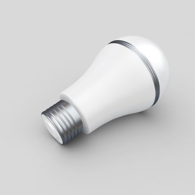 led bulb Model 3D .c4d .max .obj .3ds .fbx .stl .blend 