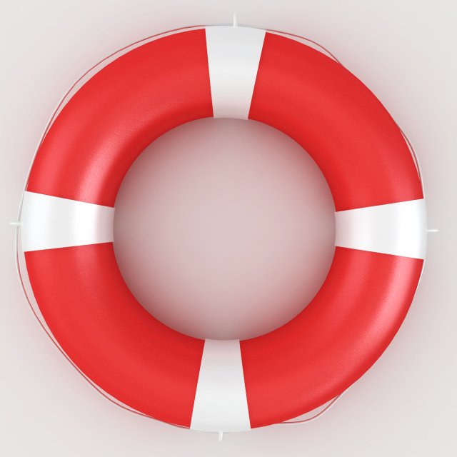 lifebuoy Modelo 3D .c4d .max .obj .3ds .fbx .stl .blend 