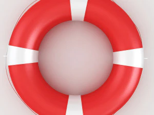 救生圈 3D 模型
