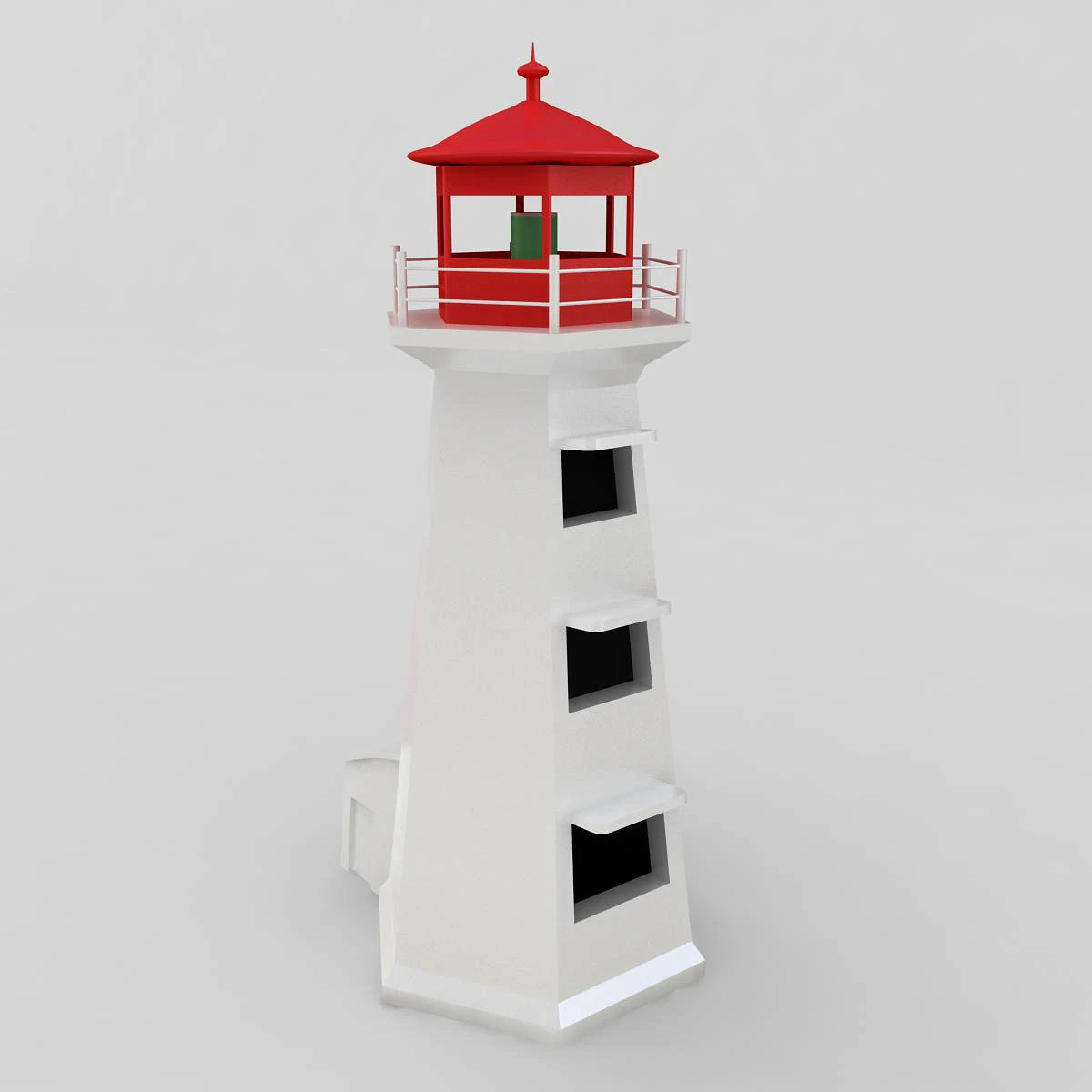 lighthouse 3D Model .c4d .max .obj .3ds .fbx .stl .blend