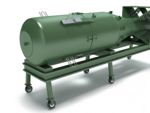 little boy atomic bomb Model 3D
