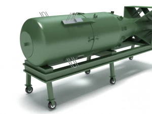 little boy atomic bomb 3D Model
