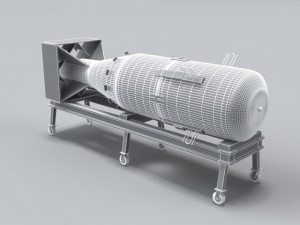 little boy atomic bomb Model 3D