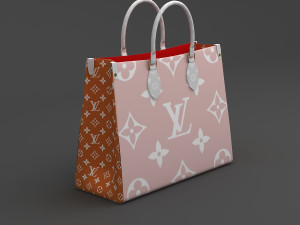 louis vuitton leather bag collection Model 3D