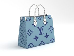 louis vuitton leather bag collection Model 3D