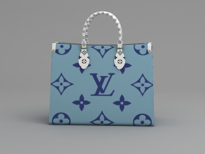 louis vuitton leather bag collection Model 3D