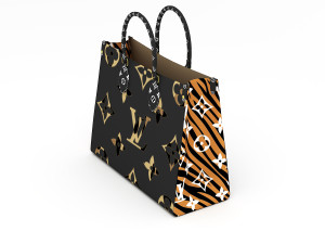 louis vuitton leather bag collection Model 3D