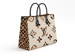 louis vuitton leather bag collection Model 3D