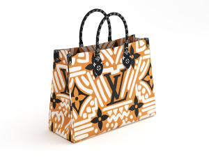 louis vuitton leather bag collection Model 3D
