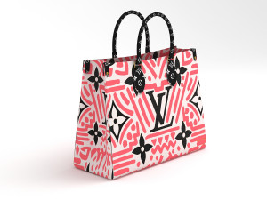louis vuitton leather bag collection Model 3D