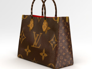 louis vuitton leather bag 1 3D 모델