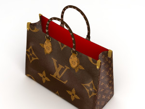 louis vuitton leather bag 1 3D 모델