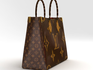 louis vuitton leather bag 1 3D 모델
