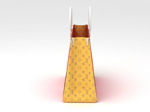 louis vuitton leather bag 4 Model 3D