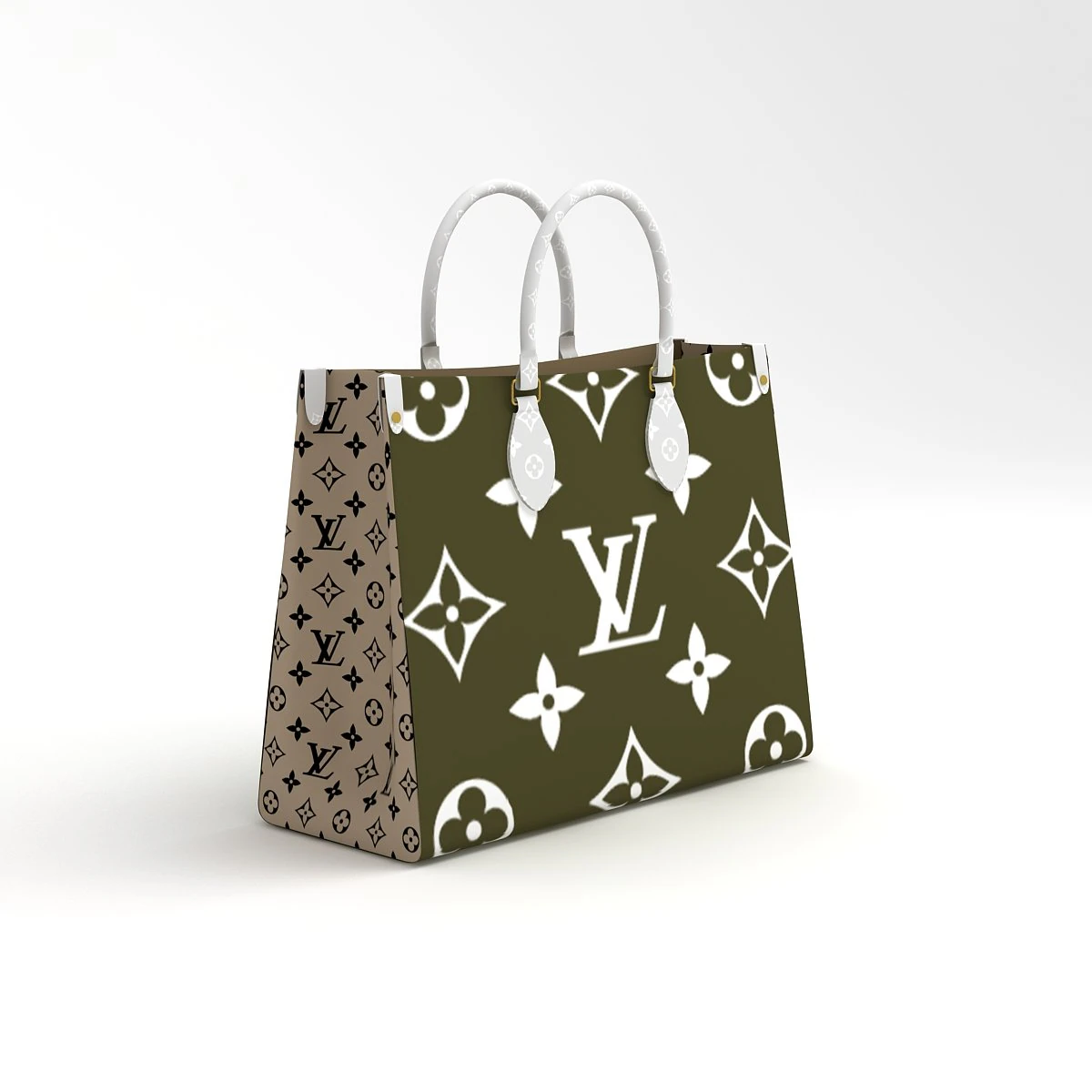 louis vuitton leather bag 5 3D Model .c4d .max .obj .3ds .fbx .stl .blend 