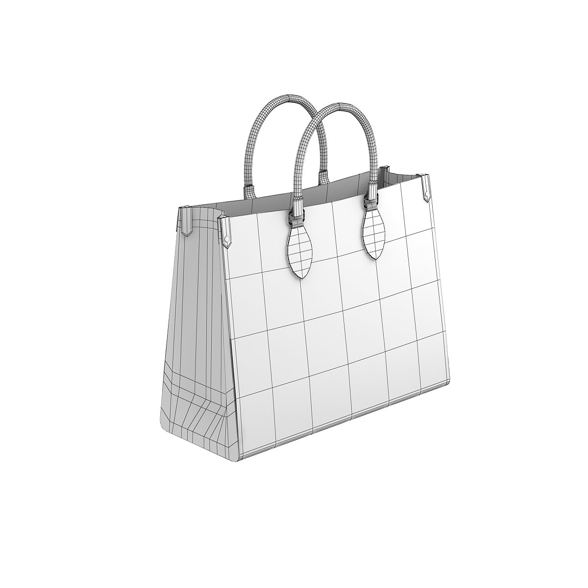 FOLD TOTE MM--Louis vuitton handbag 3D model