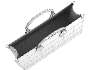 louis vuitton leather bag 5 3D Model
