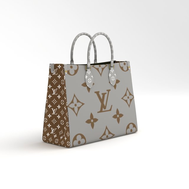 louis vuitton leather bag 6 Modello 3D .c4d .max .obj .3ds .fbx .stl .blend 