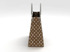 louis vuitton leather bag 6 3D Model
