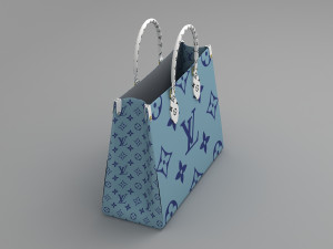 louis vuitton leather bag 7 3D Model