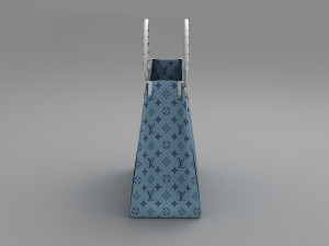louis vuitton leather bag 7 3D Model