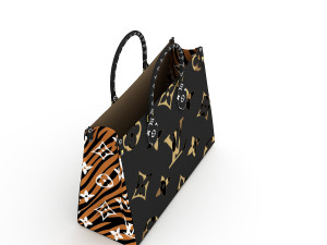 louis vuitton leather bag 8 3D Model