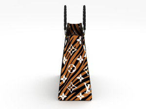 louis vuitton leather bag 8 3D Model