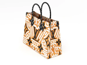louis vuitton leather bag 10 3D Model