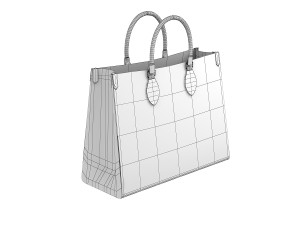 louis vuitton leather bag 11 3D 모델