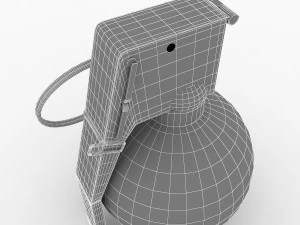 m67 hand grenade 3D Model