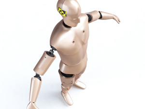 male crash test dummy 3D Model