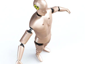 male crash test dummy 3D Model