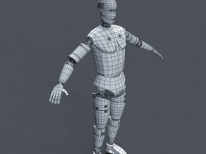 male crash test dummy 3D Model