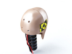 male crash test dummy head Modello 3D