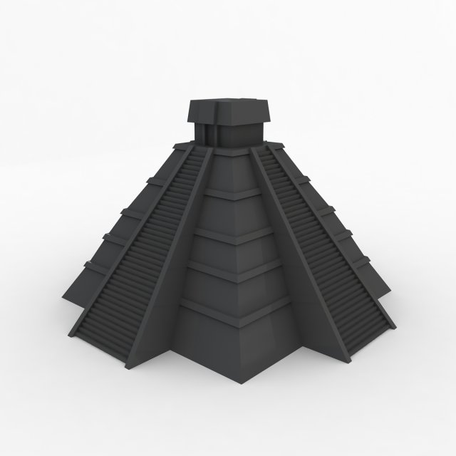 mayan temple Modèle 3D .c4d .max .obj .3ds .fbx .stl .blend 
