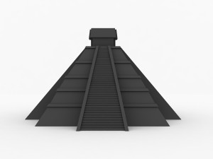 mayan temple Modèle 3D
