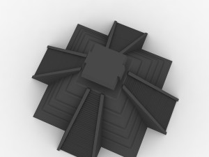 mayan temple Modèle 3D