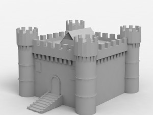 medieval castle 3D Model