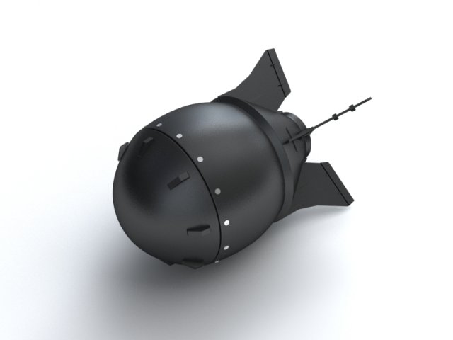 mega bomb 3D 모델 .c4d .max .obj .3ds .fbx .stl .blend 