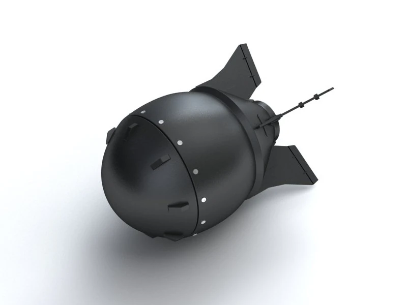 mega bomb 3D Model .c4d .max .obj .3ds .fbx .stl .blend 