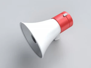 megaphone 3D Model